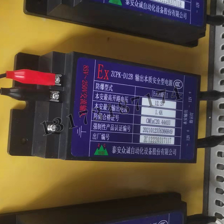 ZCPK-D12B輸出本質(zhì)安全型電源|泰安眾誠自動化設(shè)備股份有限公司
